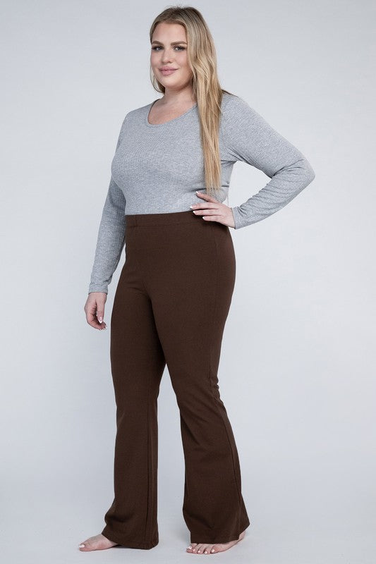 Plus Size Everyday Flare Bottoms